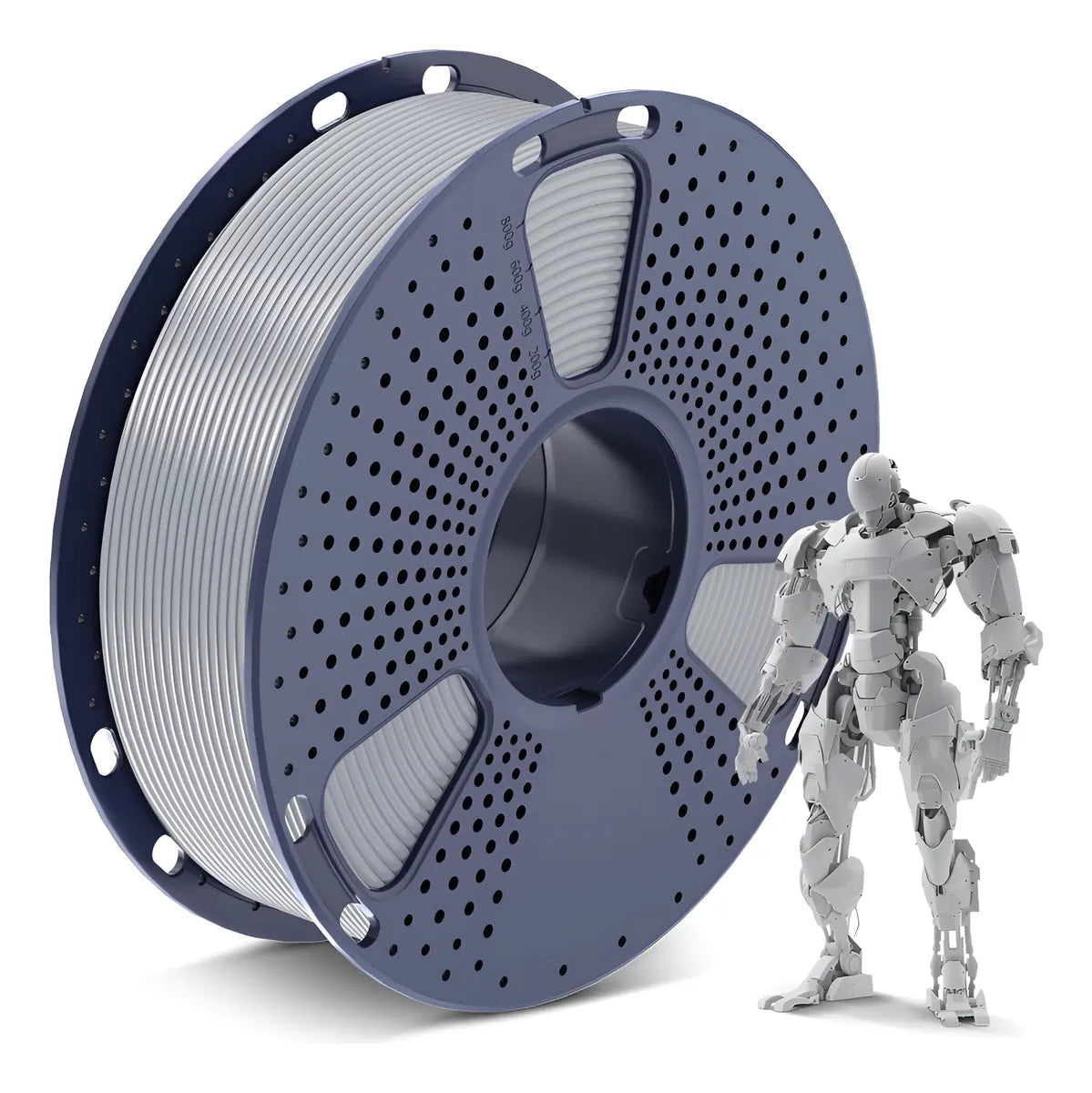 Filamento Sunlu PLA - Plateado