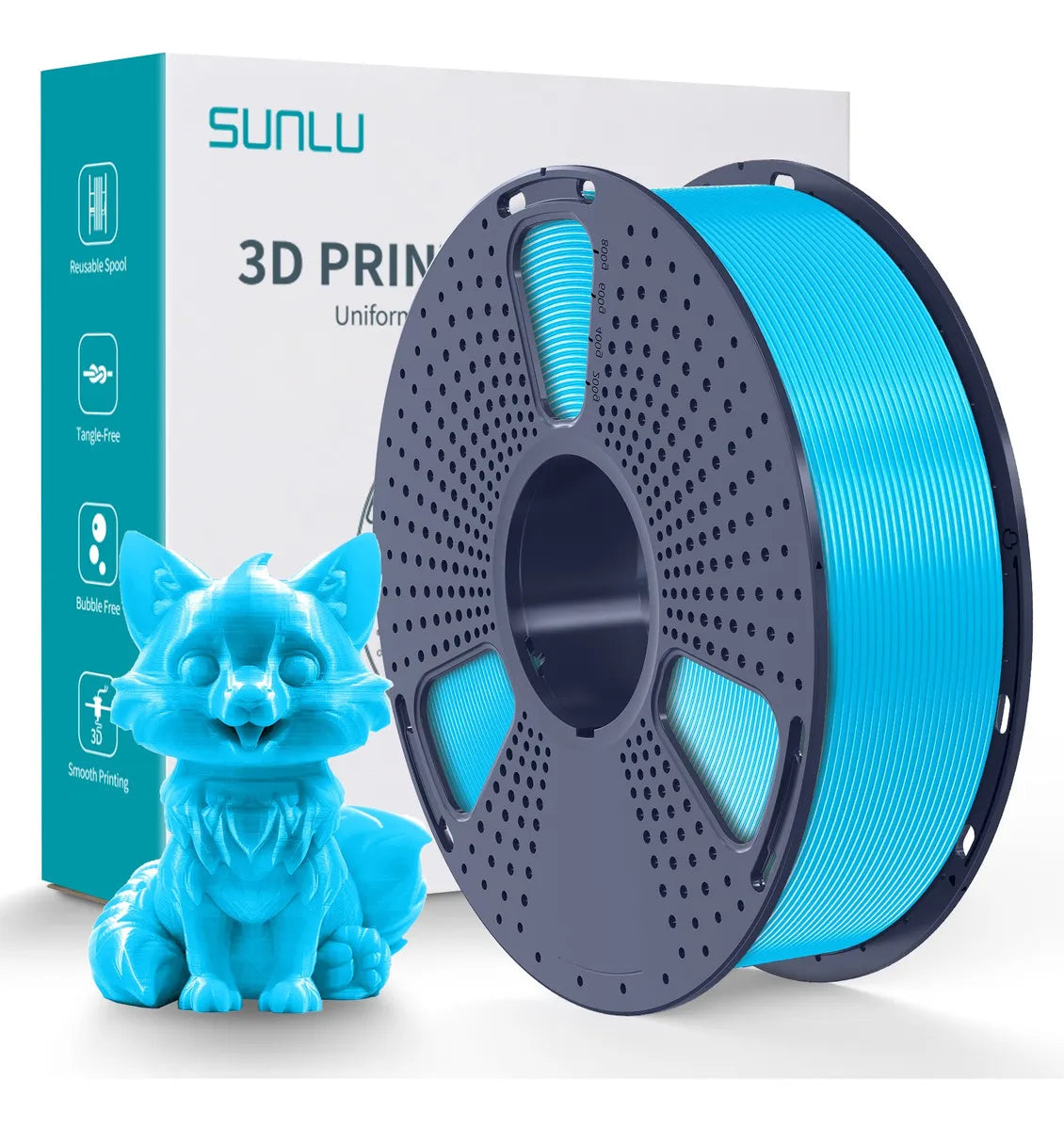 Filamento Sunlu PETG - Azul Cielo