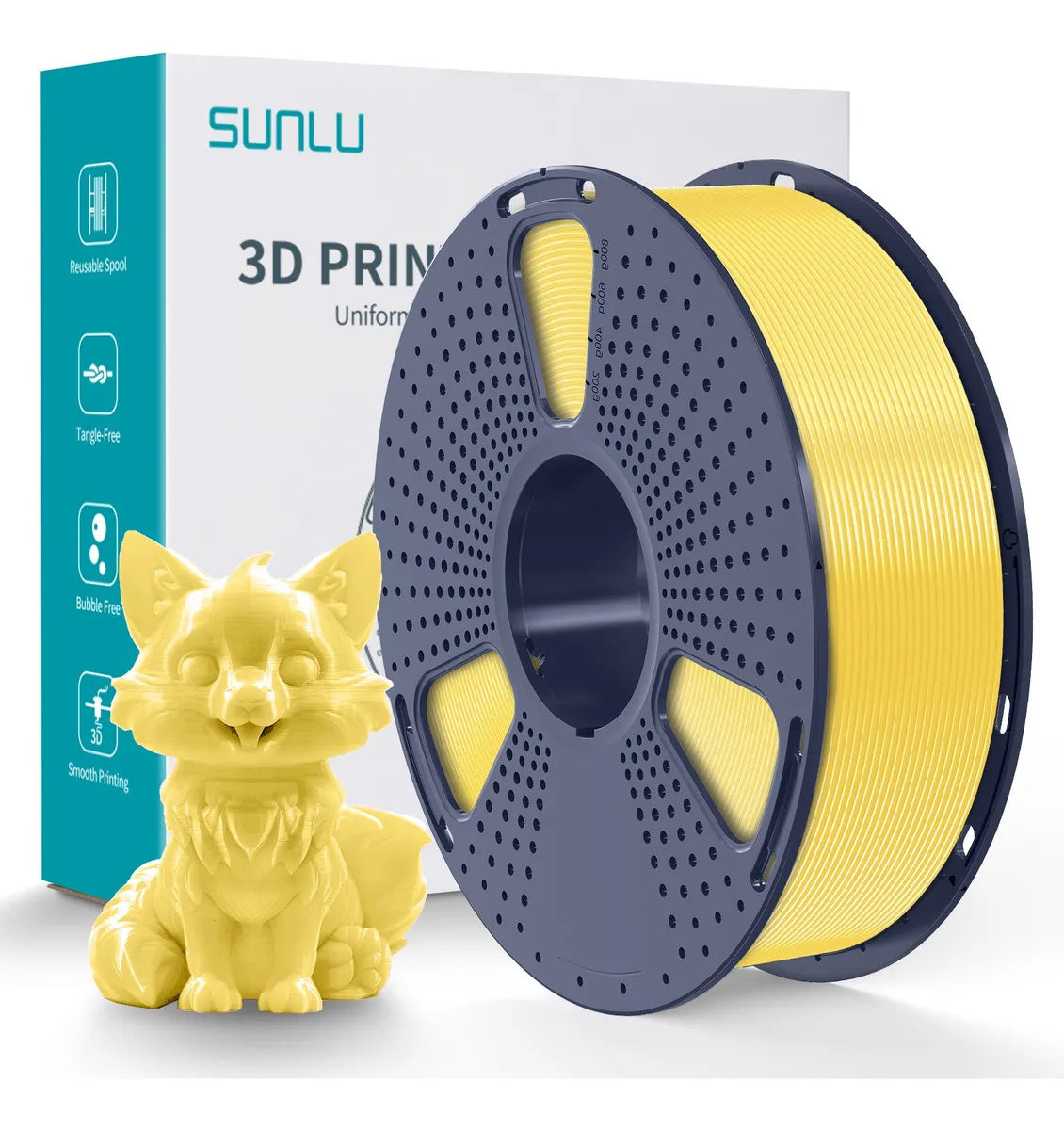 Filamento Sunlu PETG - Amarillo Lima